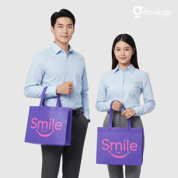 รับผลิตถุงผ้าสปันบอนด์ Giftnology