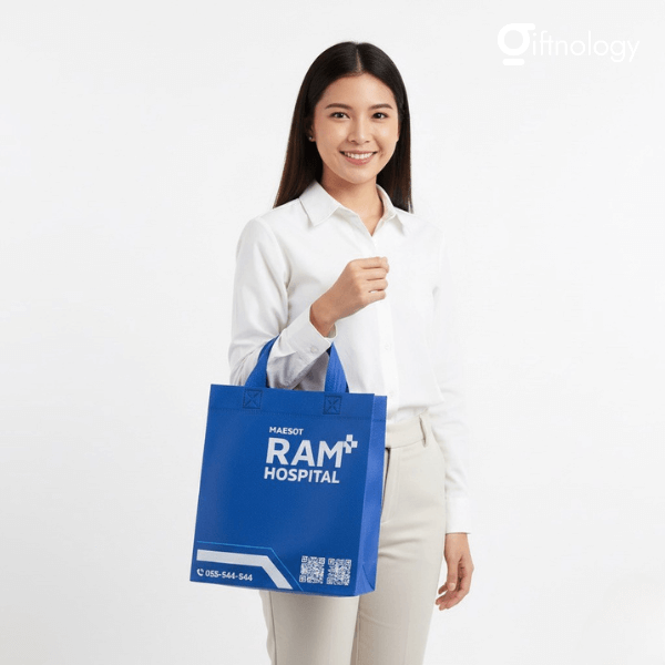 รับผลิตถุงผ้าสปันบอนด์ Giftnology