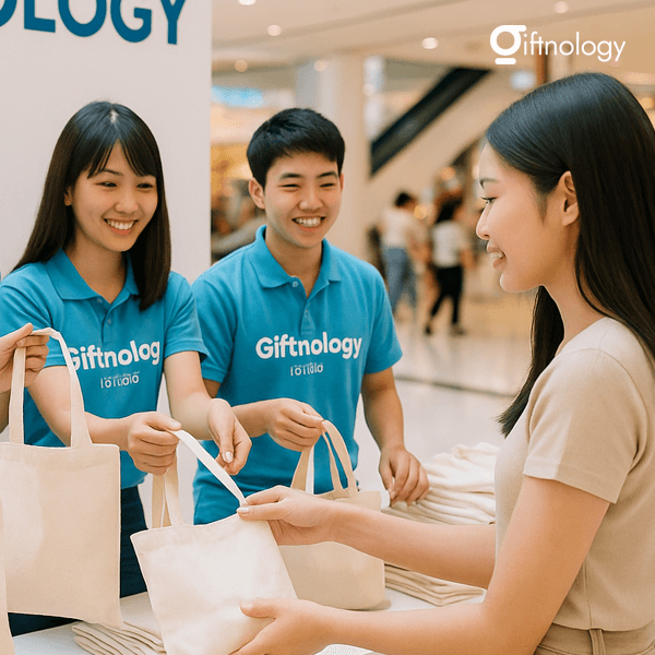 โรงงานผลิตกระเป๋าผ้าดิบ Giftnology